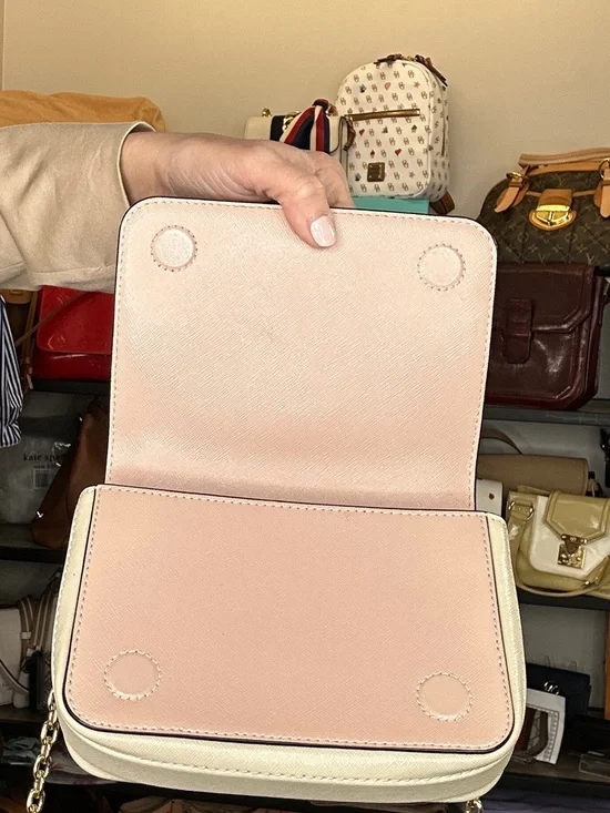 Marc Jacobs Snapshot Convertible Belt Bag Crossbody Tri-Color Saffiano Leather - Picture 11 of 12